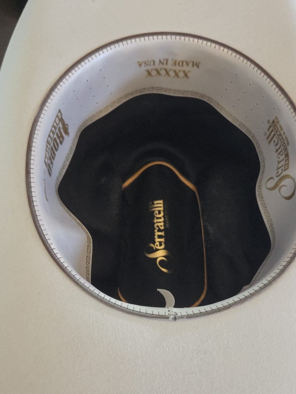 Rodeo Collection 5x White Cowboy Hat Western Hat 7 1/2 - Picture 7 of 7